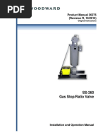 Woodward - Gas Stop Ratio Valve