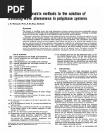 Application of Matrix Methods To The Solution of Travelling-Wave Phenomena in Polyphase Systems