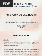 Historia de La Cirugia