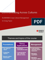 CCM Topic 6 - Communicating Across Cultures