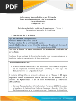 Guia de Actividades y Rúbrica de Evaluación - Tarea 1 - Reconociendo Las Teorías de Lingüística