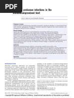 Intestinal Protozoan Infections in The Immunocompromised Host