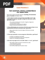 CP2 T3 - Test Auditivo, Visual, Kinestesico