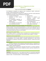 Estructura Interna y Diagramas de Fase