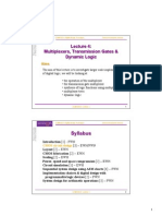 Multiplexers, Transmission Gates & Dynamic Logic