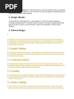 Garments Manufacturing Follows A Flowchart