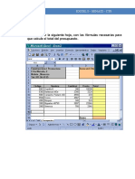 Tarea #1 - Excel