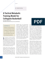 A Tactical Metabolic Training Model For Collegiate Basketball