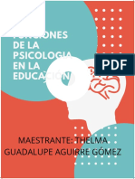 Rojo y Azul Ilustrado Mental Salud Póster