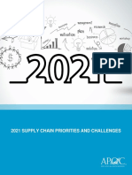 APQC - 2021 Supply Chain Priorities and Challenges (K011345 - SCM 2021 Priorities White Paper - 0)