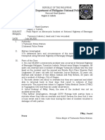 Department of Philippine National Police: Republic of The Philippine Provicial Head Quarters Region 2: Isabela