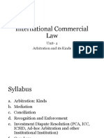 International Commercial Arbitration