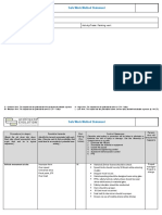 Safe Work Method Statement