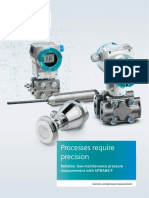 Processes Require Precision: Reliable, Low-Maintenance Pressure Measurement With SITRANS P