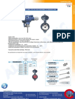 T38 - Sonde Thermocouple Type K Avec Tête de Raccordement, Plongeur Lisse