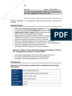 Yaswanth Kumar Mekala: Company Project Duration Position Environment Location