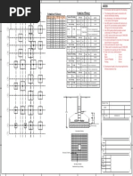 Schedule of Footing Schedule of Columns: A B C D EF G H