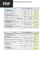 Metrado Estructuras Buzon