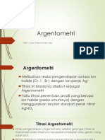 Titrasi Argentometri