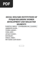 Social Welfare in Punjab