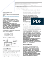 Propagação de Calor - 8º ANO - CALDEIRA