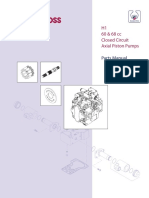 H1 60 & 68 CC Closed Circuit Axial Piston Pumps: Parts Manual