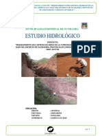 Estudio Hidrologico