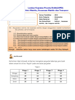 Lembar Kegiatan Peserta Didik (LKPD) Definisi Matriks, Kesamaan Matriks Dan Transpose Matriks Satuan Pendidikan - SMA