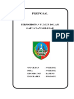 Proposal Pompa Sumur Dalam