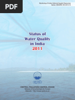 Status of Water Quality in India 2011