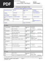 Request For Contract Change / Project Request