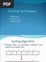 Bubble Sort Insertion Sort Selection Sort