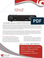 Quadro2X2: Remote or Soho Ip PBX With 2 Fxo and 2 Fxs Ports: Your Voip