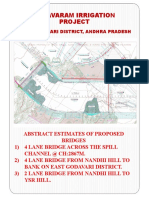 Abstract Estimates of Propose Bridges at Polavaram - Spill Channel