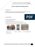 Exp.2 - Estimacao Do Coeficiente de Rugosidade de Manning-Strickler