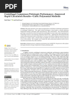 Centrifugal Compressor Polytropic Performance-Improved Rapid Calculation Results-Cubic Polynomial Methods