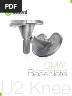 U2 Knee CMA Baseplate Brochure