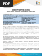 Syllabus de Curso Fundamentos de Administración