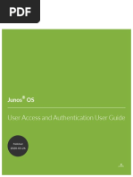 User Access and Authentication User Guide