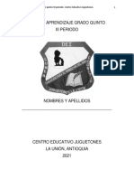 5° Planeación Iii Periodo