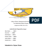 Pem Group Article-Review - Final Edited