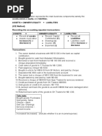 Accounting Equation Grade 12