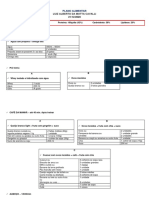 Modelo Plano Alimentar para Emagrecimento