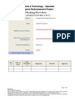 OIL FLUSHING Procedure Form Ver.1 (POWER GT 8001 ABC)