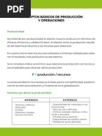 Conceptos Basicos de Produccion y Operaciones