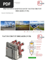 Preventive Maintanance Vacum Circuit Breaker (VCB) : S T A R