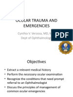 OCULAR TRAUMA AND EMERGENCIES Rev