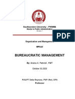 C.report On Bureaucratic Management Analou Patindol