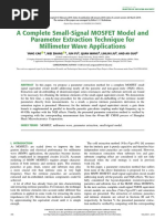 A Complete Small-Signal MOSFET Model and Parameter Extraction Technique For Millimeter Wave Applications