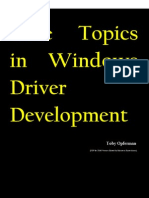 Core Topics in Windows Driver Development